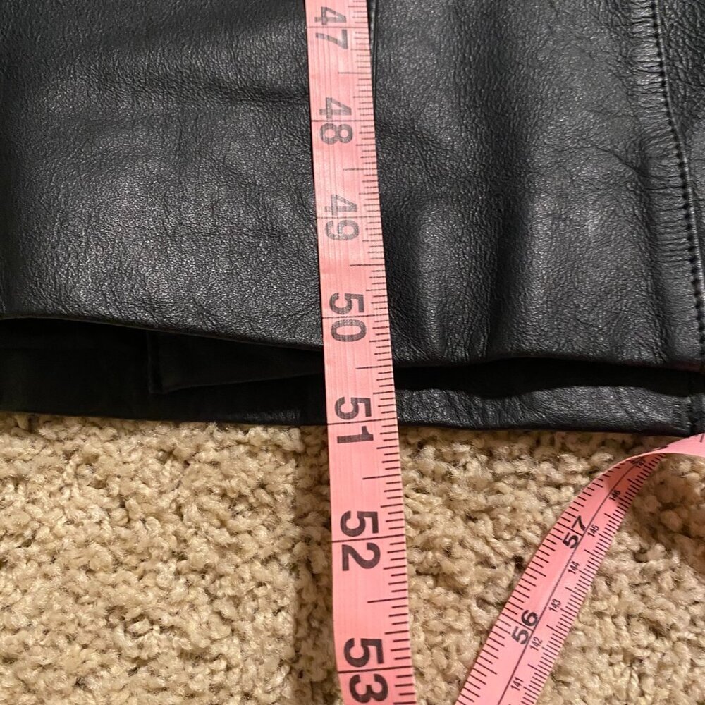 VINTAGE 90's Avanti Genuine Leather Trench Coat - Picture 6 of 12